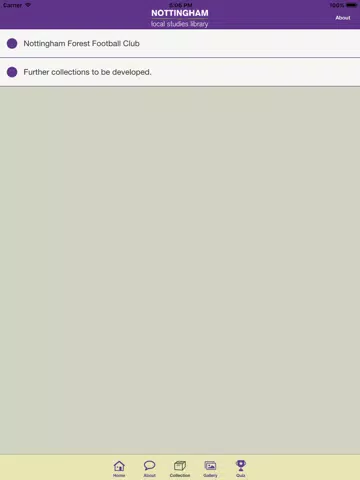 Discover Nottingham's History with Nottingham City Libraries iPad Screenshots