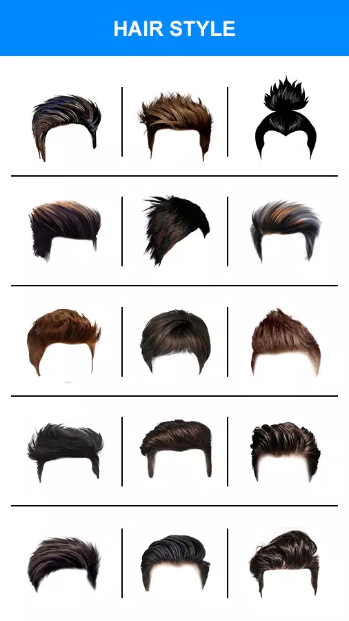 Man Hairstyle Photo Editor2024 Screenshots