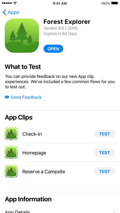 TestFlight Screenshots