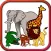 Enjoyable Animals Stencil Game for Toddlers