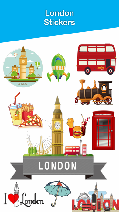 London Paris Stickers Pack Screenshots
