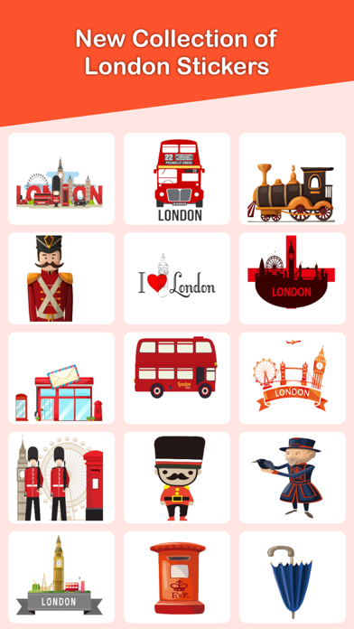 London Paris Stickers Pack Screenshots