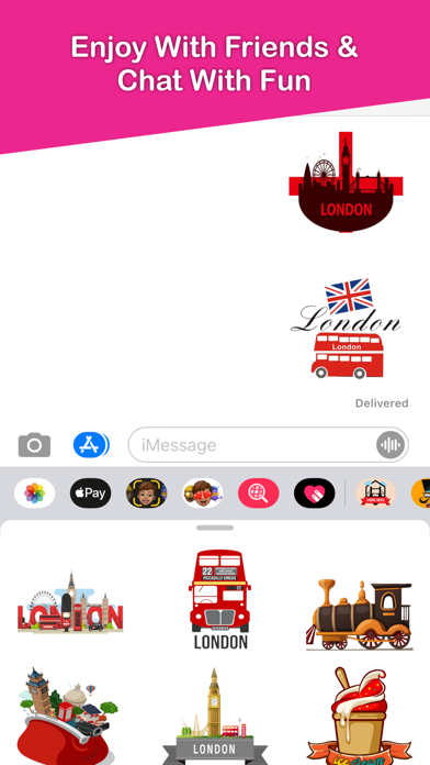 London Paris Stickers Pack Screenshots