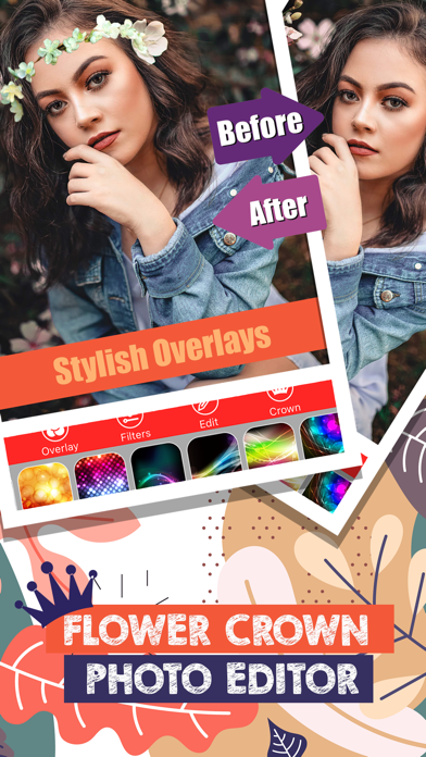 Flower Crown Photo Editors Screenshots