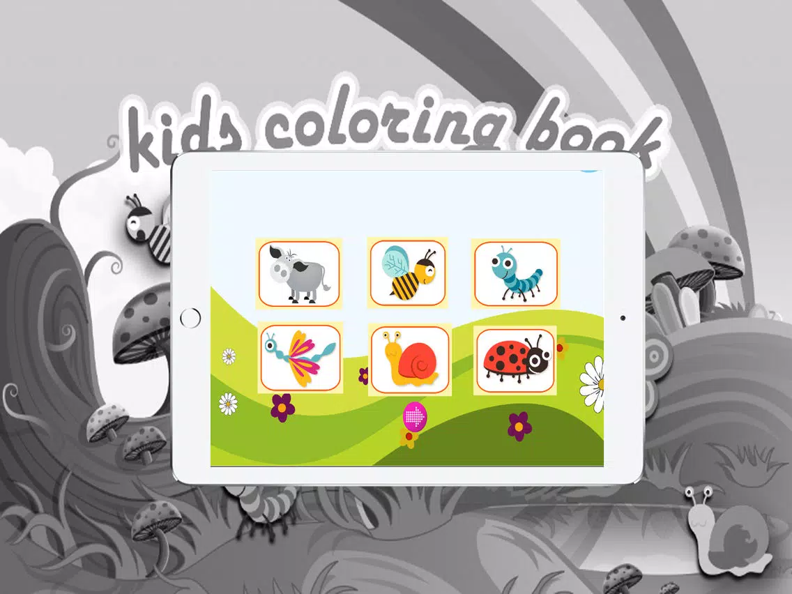 Coloring books (Animals2) : Coloring Pages & Learning Educational Games For Kids Free! iPad Screenshots