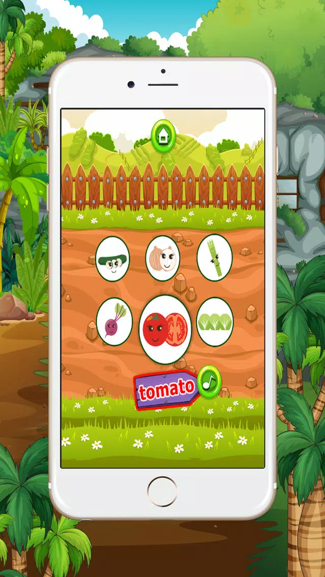 Learn English beginners : vegetables : learning games for kids - free!! Screenshots