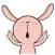 Pinky Rabbit Sticker
