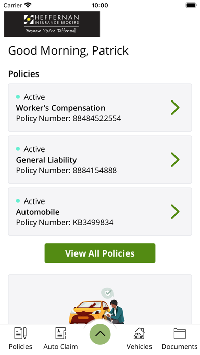 HIB 24/7 – Client Access App Ekran Görüntüleri