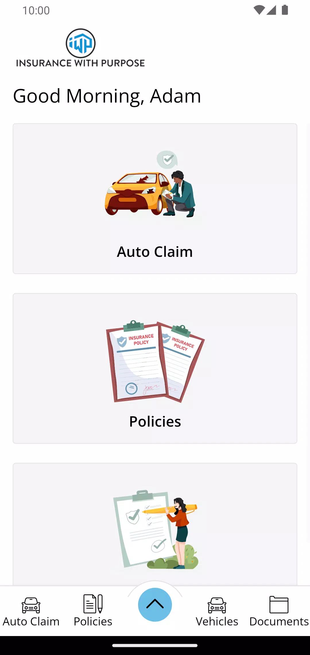 Insurance With Purpose Mobile Screenshots