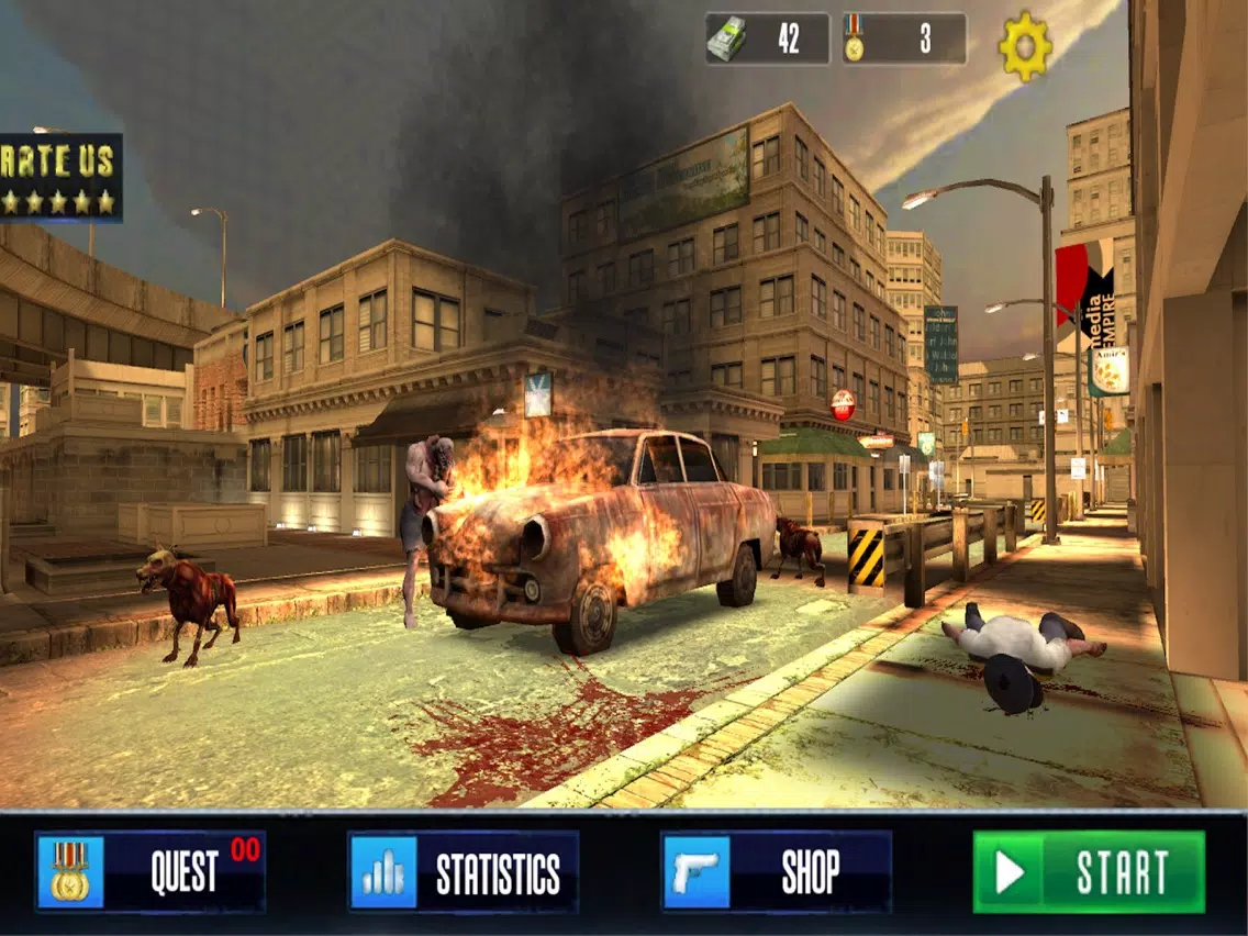 Kill the Zombies: Shooter Game iPad 應用截圖