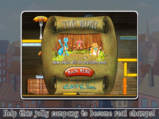 Tangkapan skrin Cats, Inc. iPad 