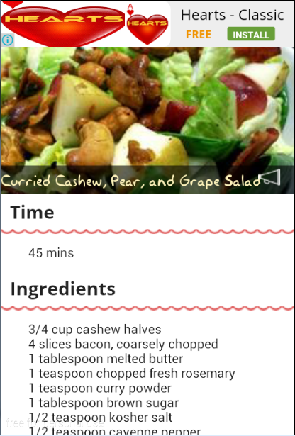 recettes de salade 2016 Screenshots