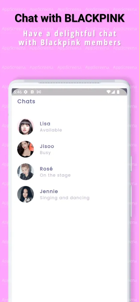 Chat with Blackpink Screenshots