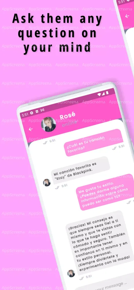 Chat with Blackpink Screenshots