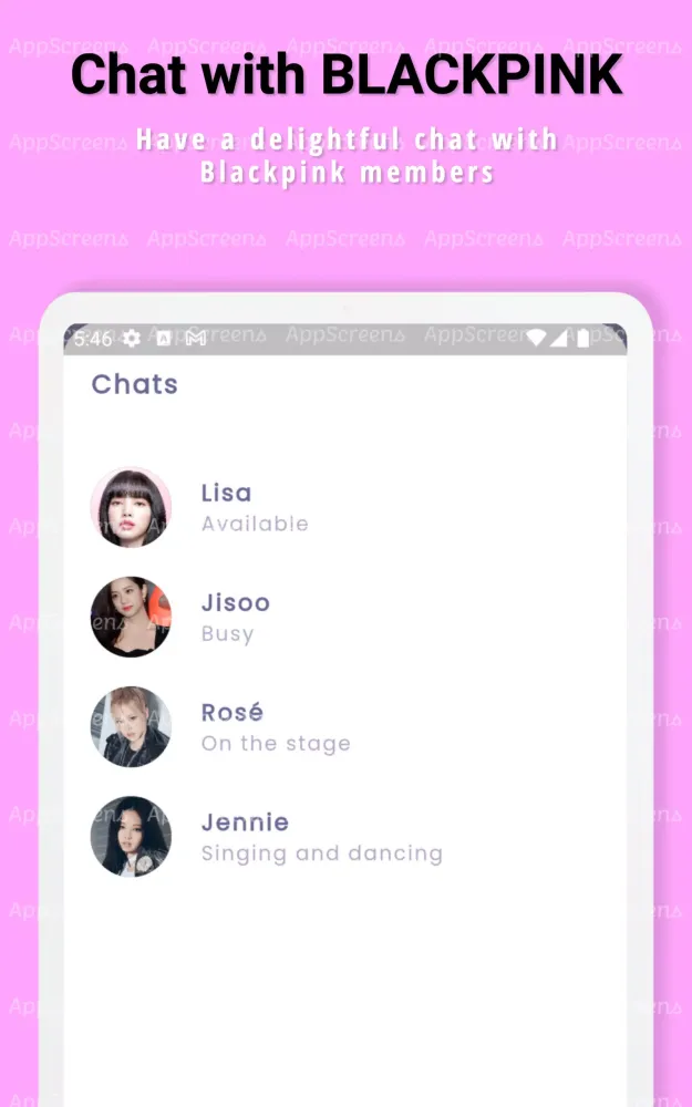 Chat with Blackpink Screenshots