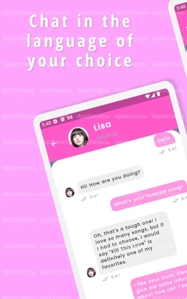 Chat with Blackpink Screenshots