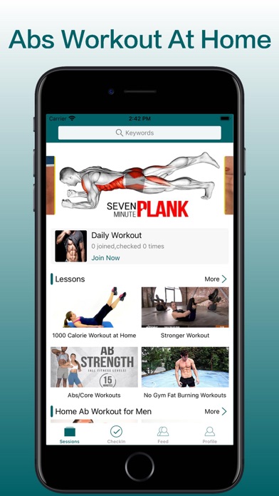 Zrzuty ekranu Abs Workout-30 day ab workout