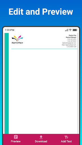 Letterhead Maker Screenshots