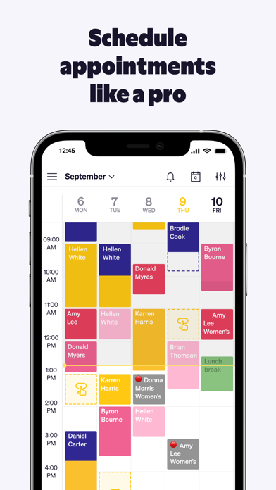 Goldie: Appointment Scheduler Screenshots