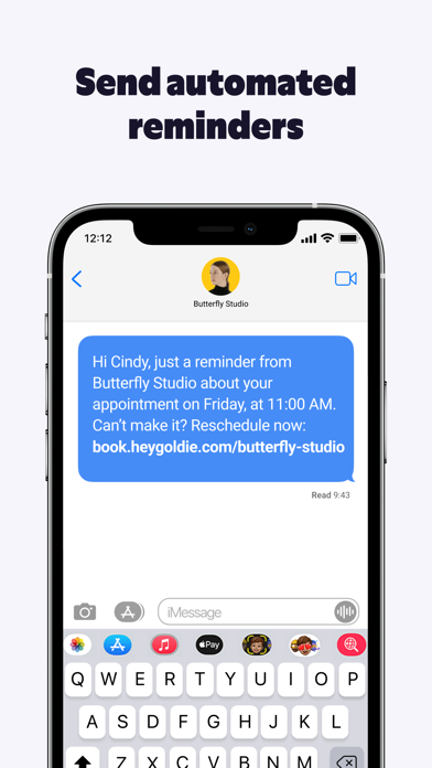Goldie: Appointment Scheduler Screenshots