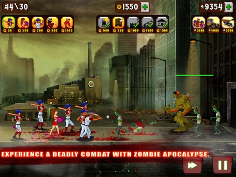 تصاویر Baseball Vs Zombies iPad 