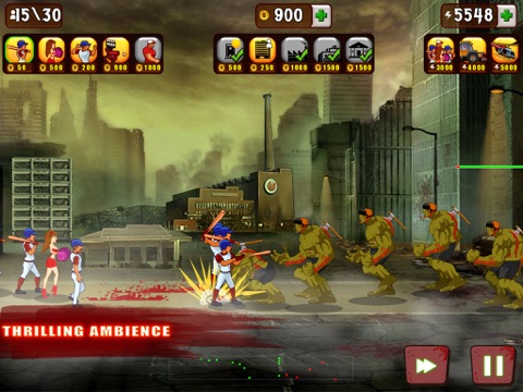 تصاویر Baseball Vs Zombies iPad 