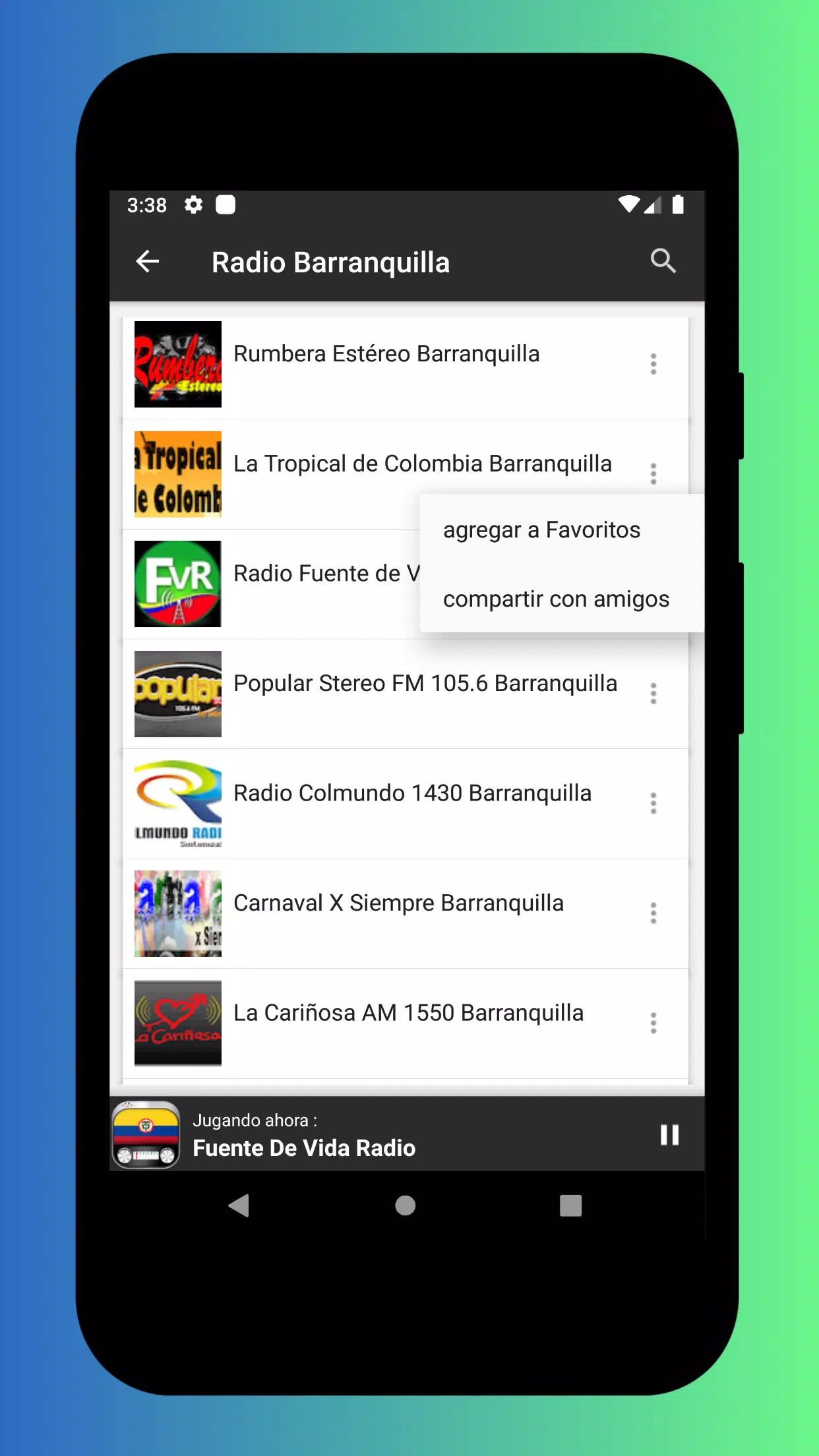 Radio Colombia - Radio AM & FM स्क्रीनशॉट