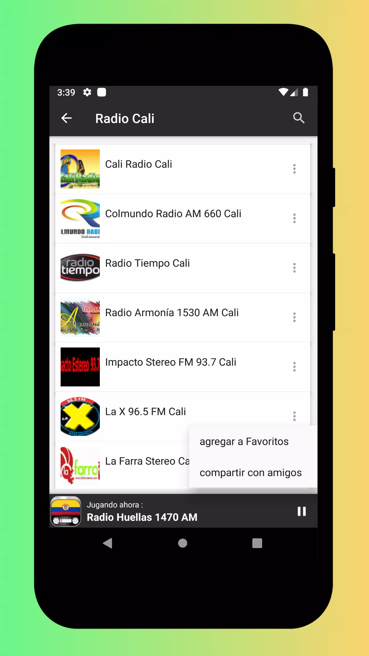 Radio Colombia - Radio AM & FM स्क्रीनशॉट