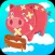 Pig down the stairs