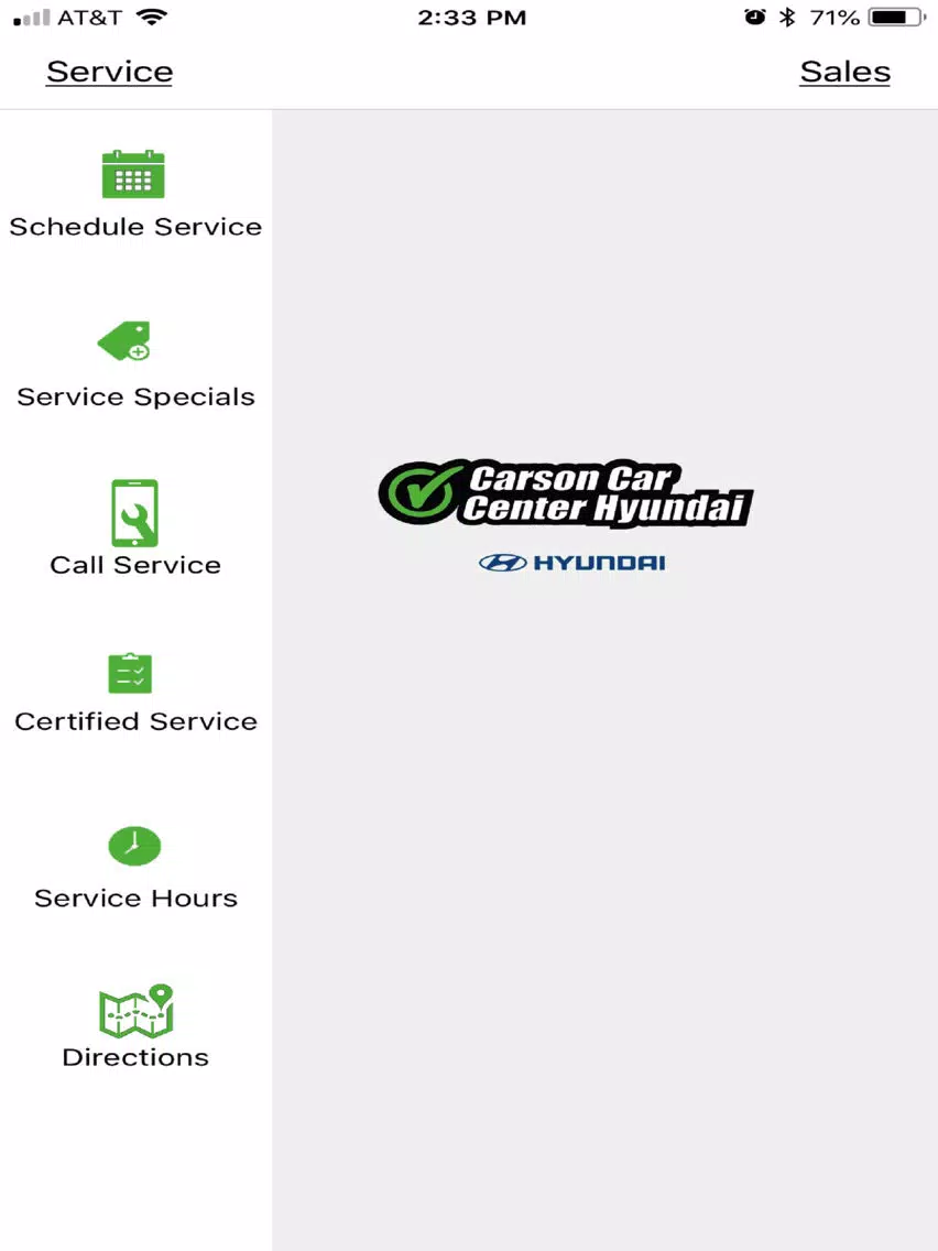 Carson City Hyundai iPad Screenshots