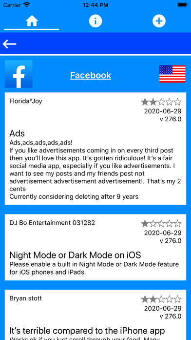 App Ratings and Review Monitor Screenshots