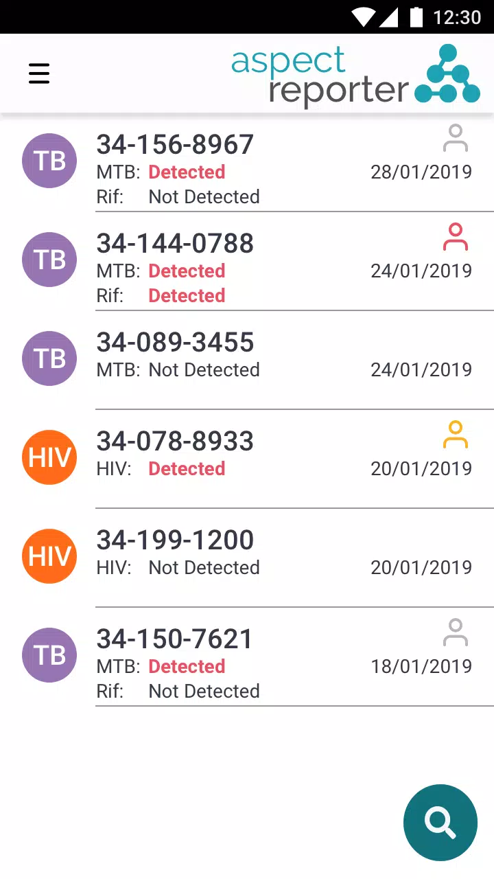 Aspect Reporter Screenshots
