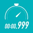 Stopwatch Log - 1 / 1000 sec measurable stop watch with share function