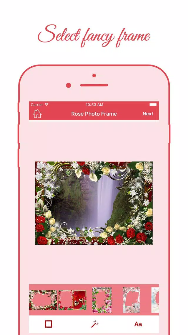 Rose Photo Frames: Flower Photo Frame Editor PRO Screenshots