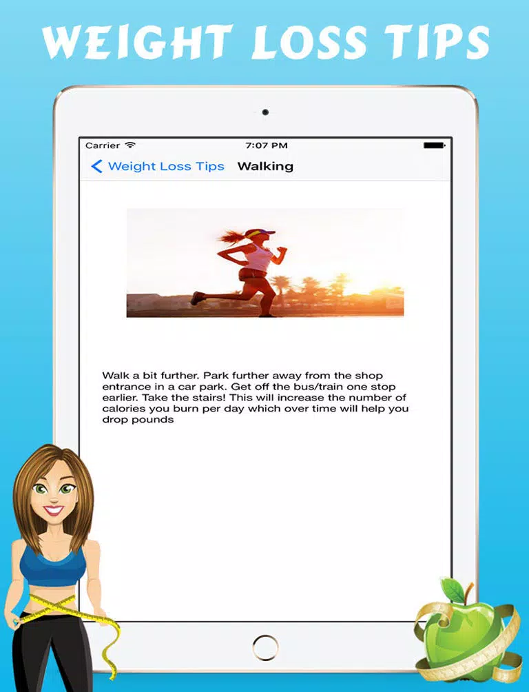 Weight Loss Tips - Diet Secrets, Yoga, Workouts iPad Screenshots