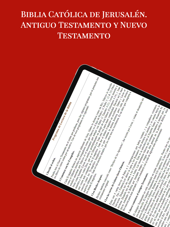 La Biblia de Jerusalén iPad Screenshots