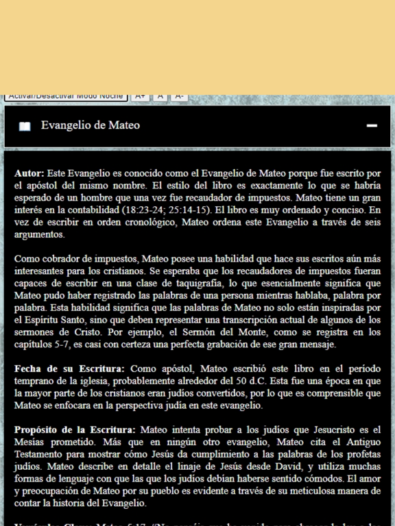La Biblia de Jerusalén iPad Screenshots