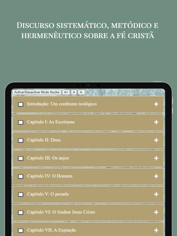 Teologia Bíblica e Sistemática iPad Screenshots