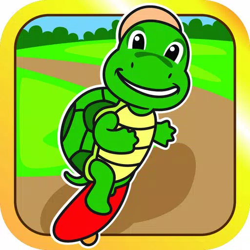 Turtle and Rabbit Run a Race - Turtle Nitro Skateboard Racing Turtle and Rabbit Run a Race - Turtle Nitro Skateboard Racing