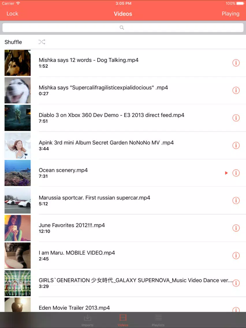 Cloud Video Player Pro - Play Videos from Cloud iPad Screenshots