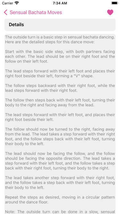 Bachata Dance App Screenshots