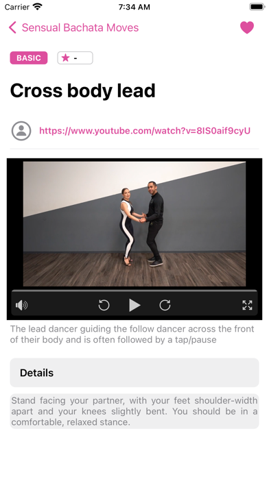 Bachata Dance App Screenshots