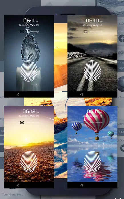 fingerprint scanner lock prank Screenshots