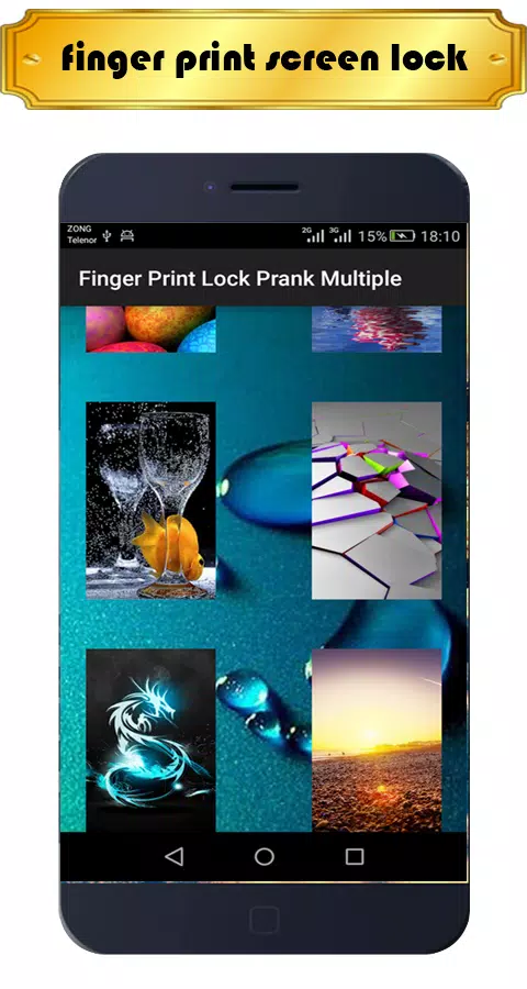 fingerprint scanner lock prank Screenshots