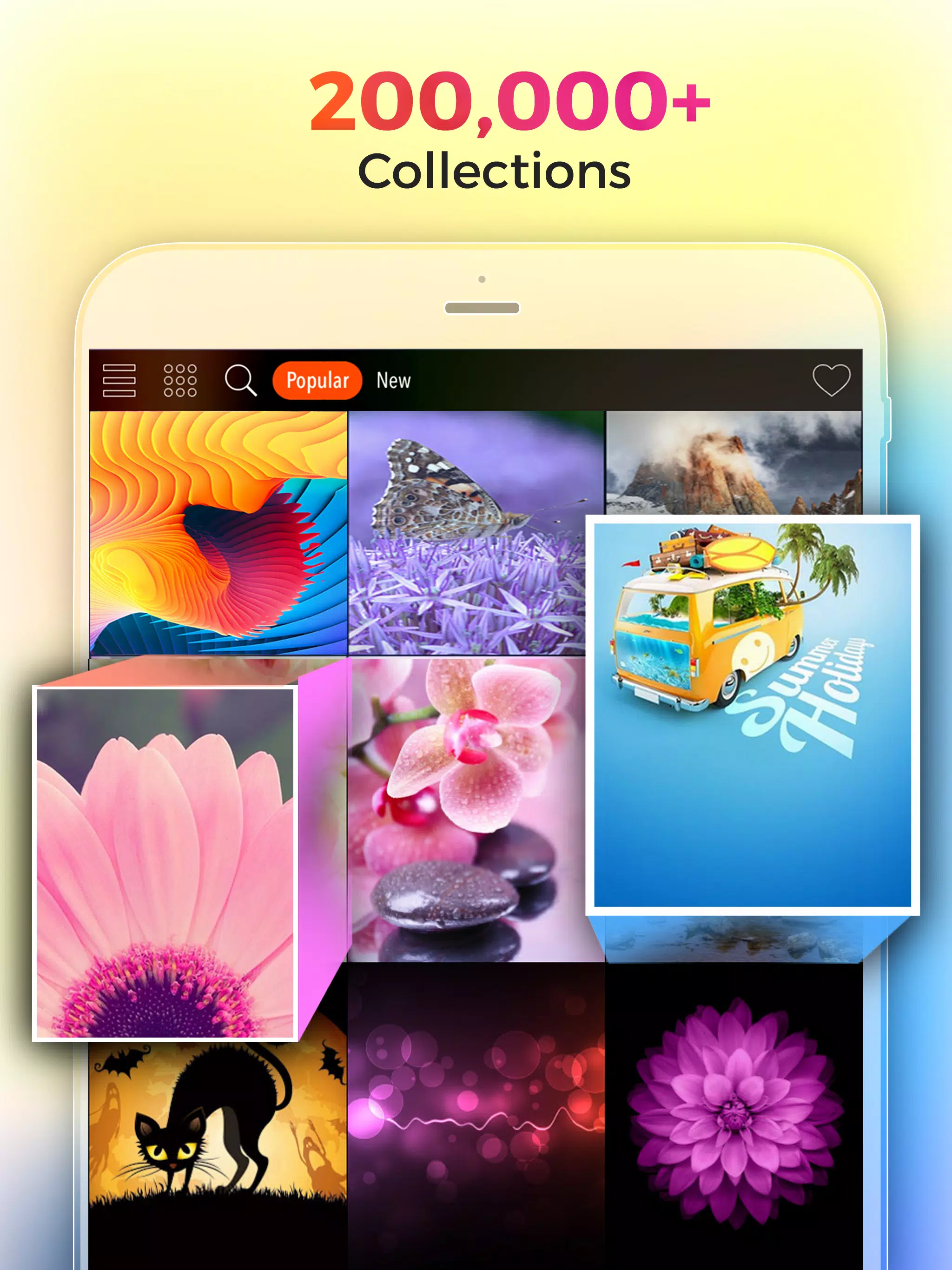Kappboom - Cool Wallpapers & B Screenshots