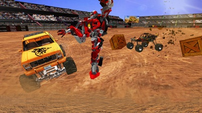 Capturas de tela do Robot vs Monster Trucks War