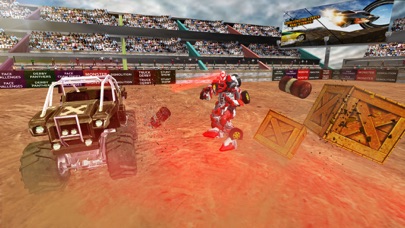 Capturas de tela do Robot vs Monster Trucks War