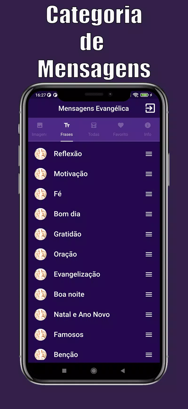 Mensagens e Imagens Evangélica应用截图