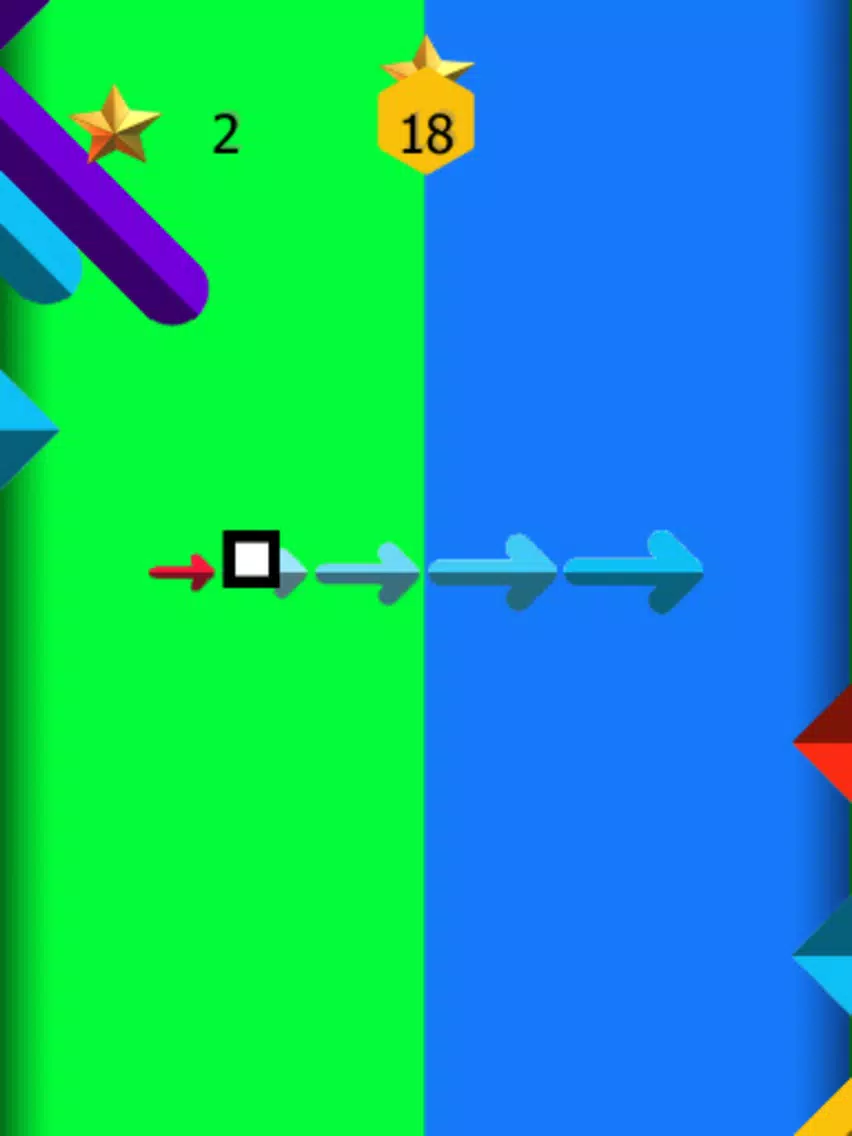 Crazy Bounce Color Cubes Touch Switch Side Gravity iPad Screenshots