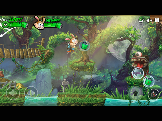 little rabbit shooting monster in the island iPad Screenshots